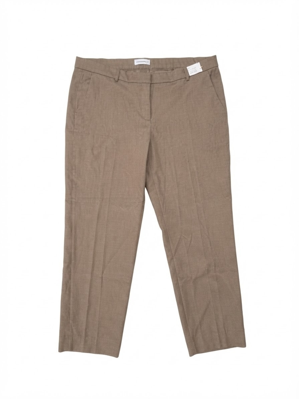 NWT Abercrombie & Fitch Low Rise Straight Leg Pants 35R Clean Girl Minimal Chic